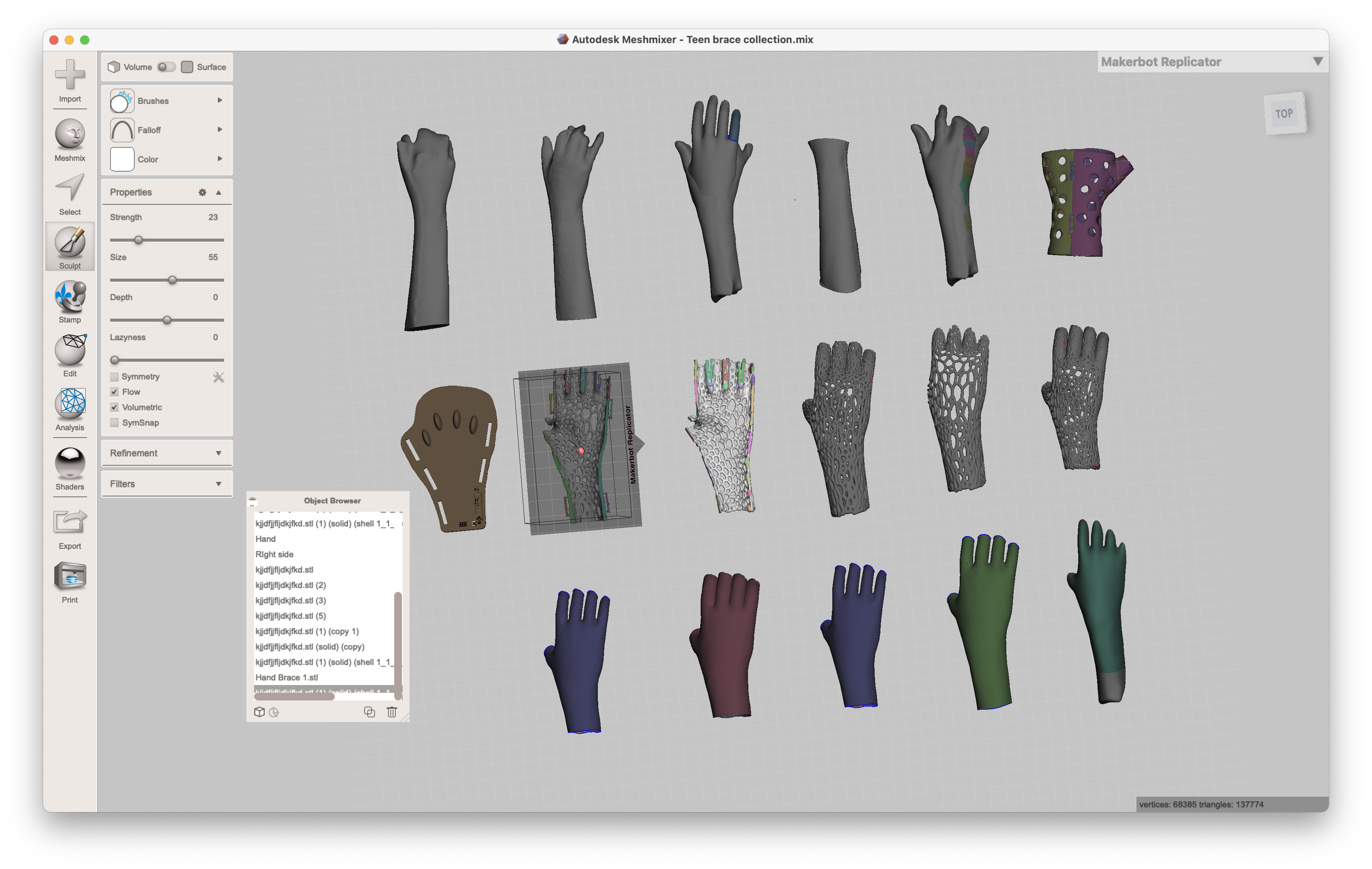 3D scanning for a custom orthopedic device
