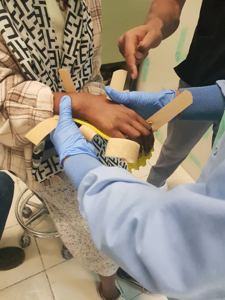 3D printed orthopedic support device ready for delivery